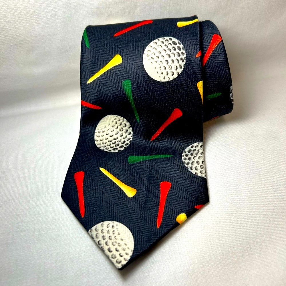 Beverly Hills Polo Club Golf Theme Tie